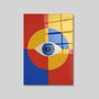 Wallity Cuadro Decorativo de Vidrio Templado Multicolor 70 x 100 cm
